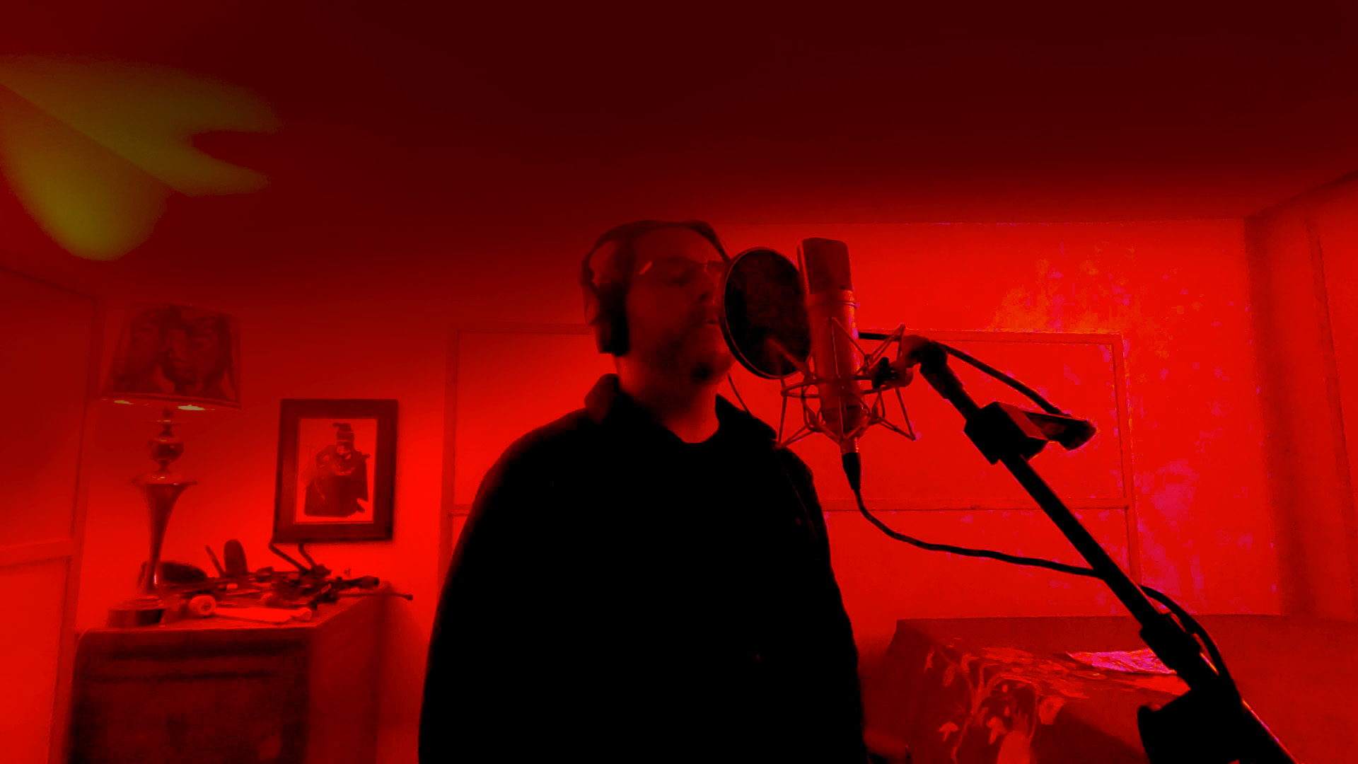 Recording studio interior for Engine70 Studios